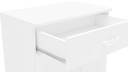 GABINETE ITAIM - 1 CAJON, BLANCO