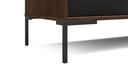 CREDENZA - APARADOR DENVER IMBUIA/NEGRO