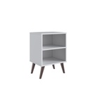 MESA CREADO SILENCIO CON ESTANTE BLANCO 