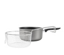 LINEA CHILLI - EN ALUMINIO - FREIDORA C/CESTILLO Ø20CM 2,65L PLATA 