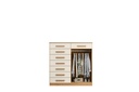 GAVETERO 8 GAVETAS + 2 PUERTAS NEW VERONA ROBLE GRIFE/OFF WHITE