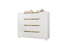 GAVETERO DOBLE 8 GAVETAS BLANCO FOSCO/NATURE FLEX