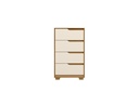 MUEBLE 4 GAVETAS SOLE ROBLE GRIFE/OFF WHITE (FLEX)