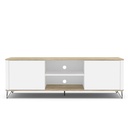 MUEBLE PARA LCD - RACK CARTAGENA MDP BRANCO FF LISO/LEGNO SALINAS FF