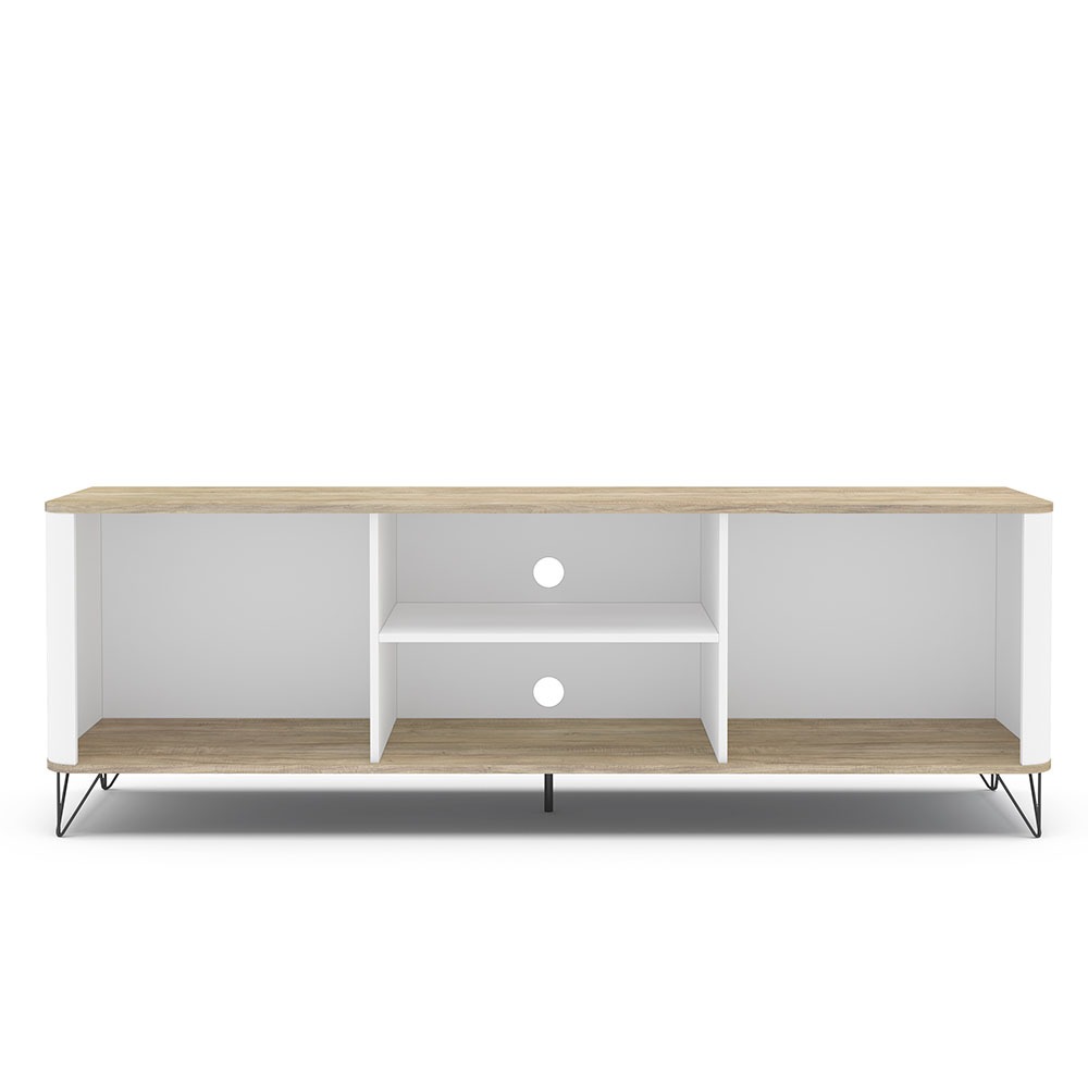 MUEBLE PARA LCD - RACK CARTAGENA MDP BRANCO FF LISO/LEGNO SALINAS FF