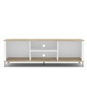 MUEBLE PARA LCD - RACK CARTAGENA MDP BRANCO FF LISO/LEGNO SALINAS FF