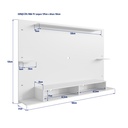PANEL DE PARED PARA LCD MONZA BLANCO