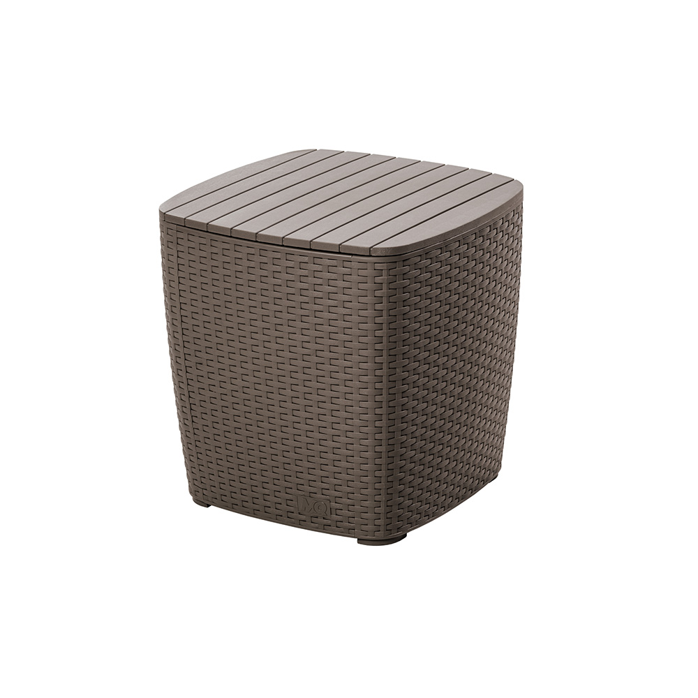 JUEGO MUEBLE CAPRI ESTAR 2 SILLAS + 1 MESA DE CENTRO COLOR MOCCA