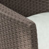 JUEGO MUEBLE CAPRI ESTAR 2 SILLAS + 1 MESA DE CENTRO COLOR MOCCA