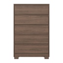 COMODA ANDRIA 05 CAJONES CASTANHO