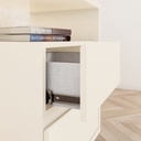 MESA DE NOCHE CAMPECHE 02 CAJONES OFF WHITE