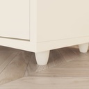 MESA DE NOCHE CAMPECHE 02 CAJONES OFF WHITE