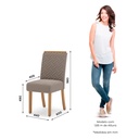 SILLA MALU MARRON ALMENDRA
