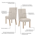 SILLA ELOA NATURE/LINHO