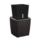 MACETERO CAPRI 28 LITROS WENGUE