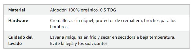 Keababies Paquete de 2 sacos de dormir Soothe (nórdico), tamaño: pequeño / color: nórdico