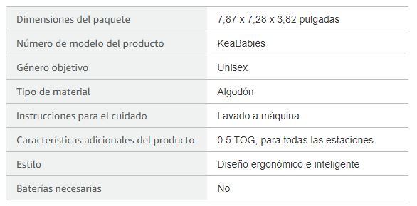 Keababies Paquete de 2 sacos de dormir Soothe (nórdico), tamaño: pequeño / color: nórdico
