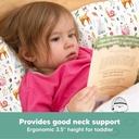 Keababies Almohada para niños pequeños con funda de almohada (forestland), color: forestland