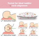 Keababies Almohada para niños pequeños con funda de almohada (forestland), color: forestland