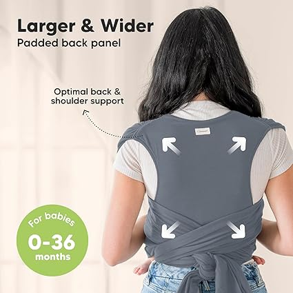 Keababies Portaequipajes D-Lite Wrap (Gris Medianoche), Color: Gris Medianoche