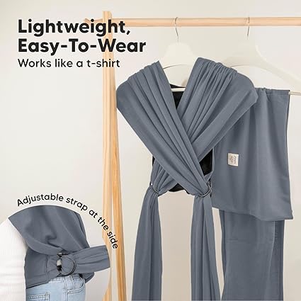 Keababies Portaequipajes D-Lite Wrap (Gris Medianoche), Color: Gris Medianoche
