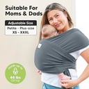 Keababies Portaequipajes D-Lite Wrap (Gris Medianoche), Color: Gris Medianoche