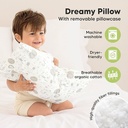 Keababies Almohada para niños pequeños con funda de almohada (KeaSafari), color: KeaSafari