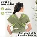 Keababies Soporte de envoltura original (oliva polvoriento), color: oliva polvoriento