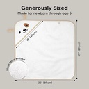 Keababies Cuddle Toalla con capucha de bambú orgánico para bebés (perro), color: perro