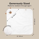 Keababies Cuddle Toalla con capucha de bambú orgánico para bebé (cordero), tamaño: regular / color: cordero