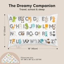 Keababies Almohada para niños pequeños con funda de almohada (KeaABC), color: KeaABC