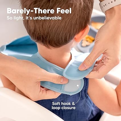 Keababies Pack de 3 baberos Presto Waterproof (Basics), color: Basics