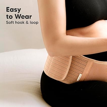 Keababies Cinturón de soporte para embarazadas Ease (Classic Ivory), Talla: M/L / Color: Classic Ivory