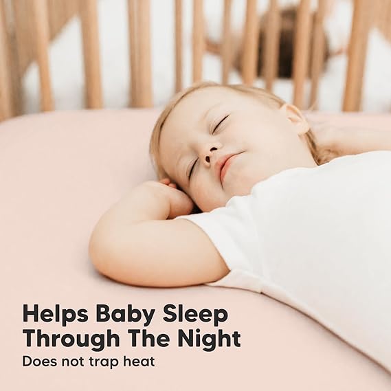 Keababies Sábana bajera de cuna Soothe (rosa), Estilo: Rosa