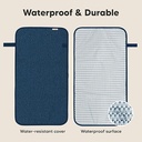 Keababies Alfombrilla para cambiar pañales Swift (azul marino), color: azul marino