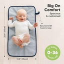 Keababies Alfombrilla para cambiar pañales Swift (azul marino), color: azul marino