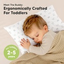 Keababies Almohada Buddy para niños pequeños (KeaDoodles), color: KeaDoodles