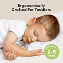 Keababies Almohada para niños pequeños con funda de almohada (ABC Land), color: ABC Land