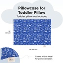 Keababies Almohada para niños pequeños con funda de almohada (Off To Space), Color: Off To Space