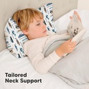Keababies Almohada para niños pequeños con funda de almohada (Vroom), color: Vroom