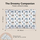 Keababies Almohada para niños pequeños con funda de almohada (Vroom), color: Vroom