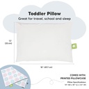 Keababies Almohada para niños pequeños con funda de almohada (rosquillas), color: rosquillas