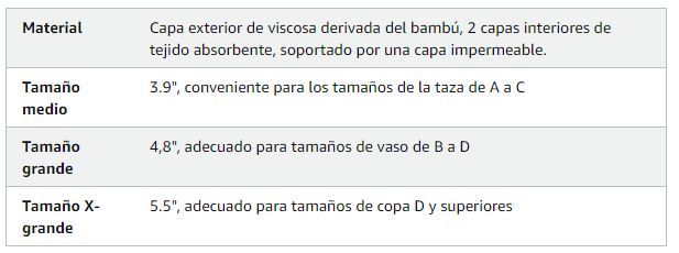 Keababies Almohadillas de lactancia de contorno (neutras), tamaño: mediano 3.9