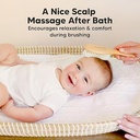 Keababies Cepillo de pelo de bebé (nogal, ovalado), color: nogal