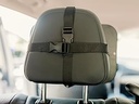 Keababies Espejo de la silla de coche para bebés (grande, negro mate), tamaño: grande / estilo: negro mate