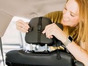 Keababies Espejo de la silla de coche para bebés (grande, negro mate), tamaño: grande / estilo: negro mate