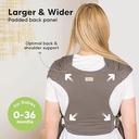 Keababies Canguro D-Lite (gris cobre), color: gris cobre