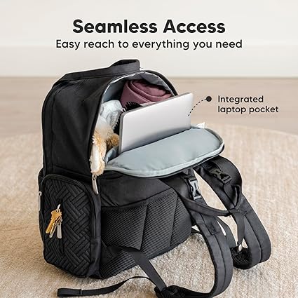 Keababies Mochila de pañales Bree (carbón), color: carbón