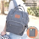 Keababies Mochila de pañales original (gris clásico), color: gris clásico