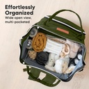 Keababies Mochila de pañales original (oliva oscuro), color: oliva oscuro